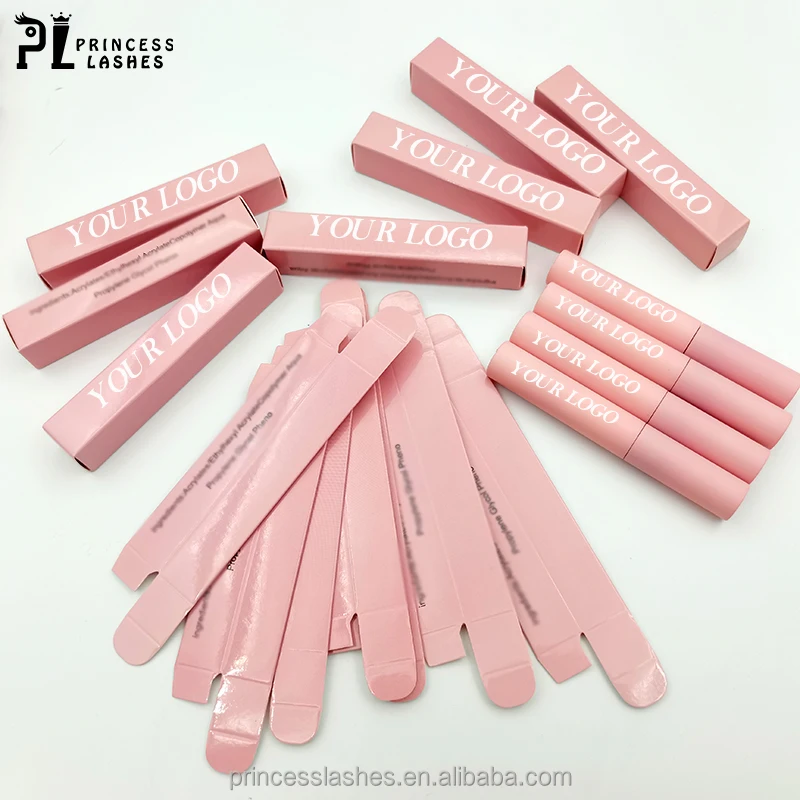 

wholesale custom logo waterproof eyelash adhesive packaging glue package strip lash latex free glue box
