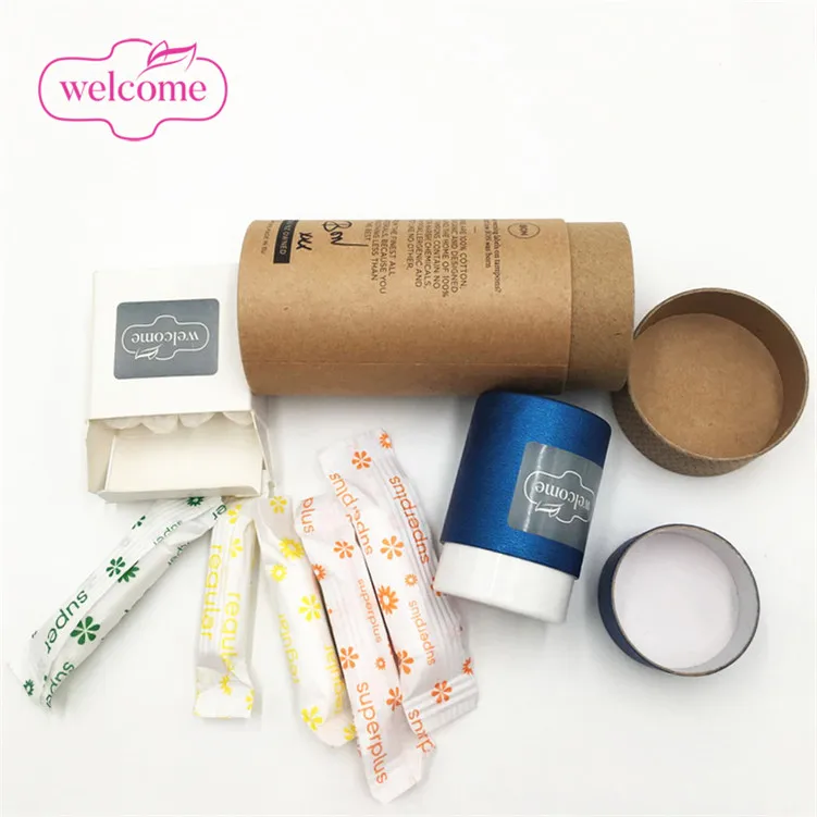 

ME TIME 6-9g 9-12g absorbency organic cotton tampons for sale private label packages customized