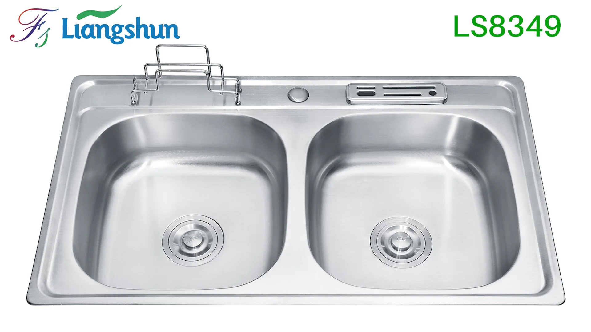 Stainless Steel Ss Sinks Manufacturer Double Bowl Deep Apartment Size Kitchen With Knife Box 8349 Buy Kitchen Sinks Sink Basin Double Bowl Product On Alibaba Com