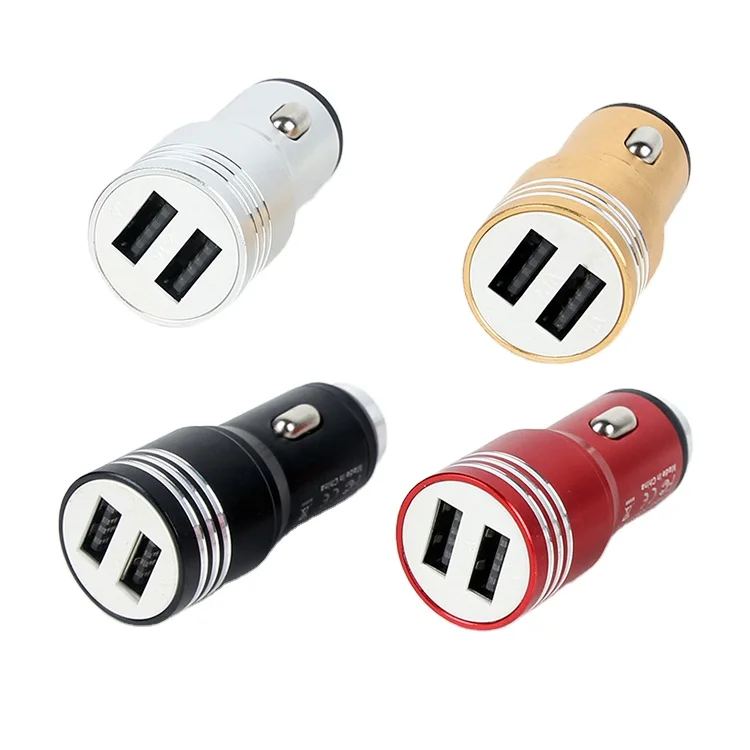 

Universal Smart Electric Mini Usb Charger Dual 2 Port Cell Phone Pd Fast Charge Car Quick Charge Car Charger