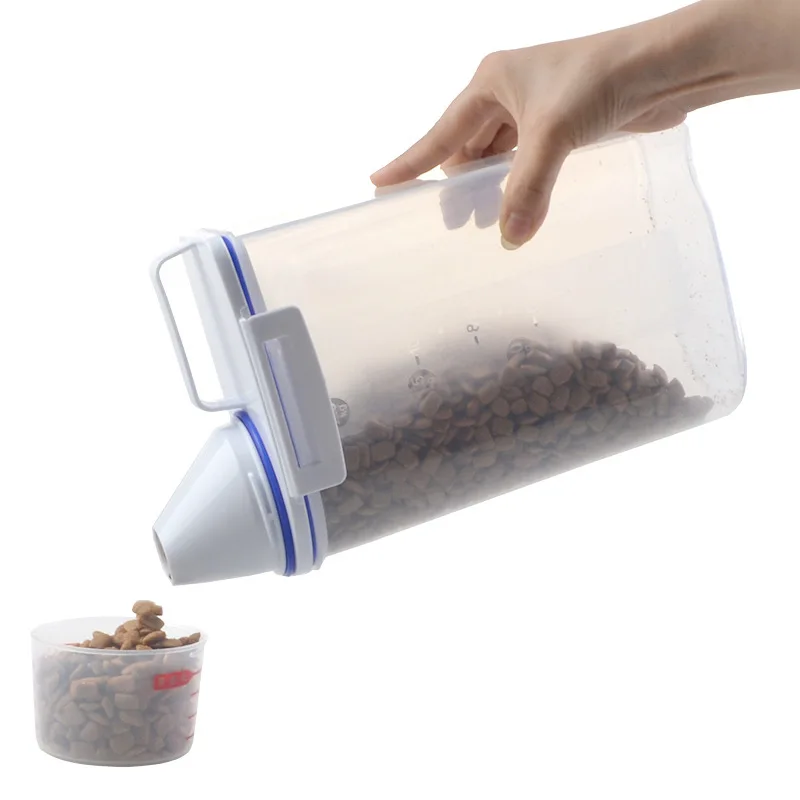 

Pet Food Container Bin, Airtight Plastic Dog Cat Pet Food Storage Container