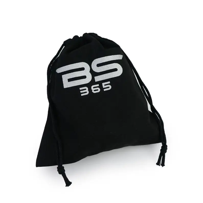 
Black Small Organic Cotton Drawstring Bag Personalized Cotton anniversary gift bag/Pouch 