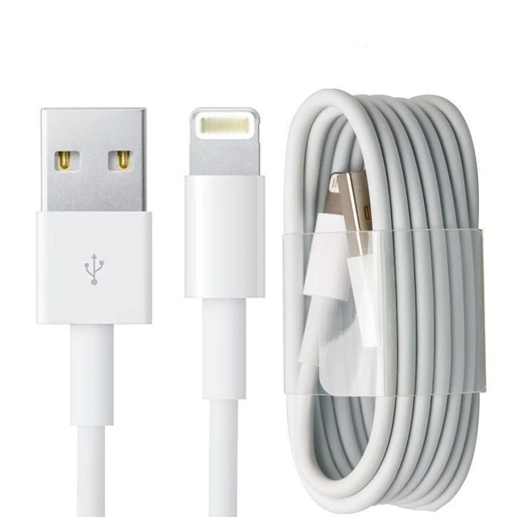 Foxconn cable original apple USB cable charger for iphone 6 6s 7 7p 8 8p, White
