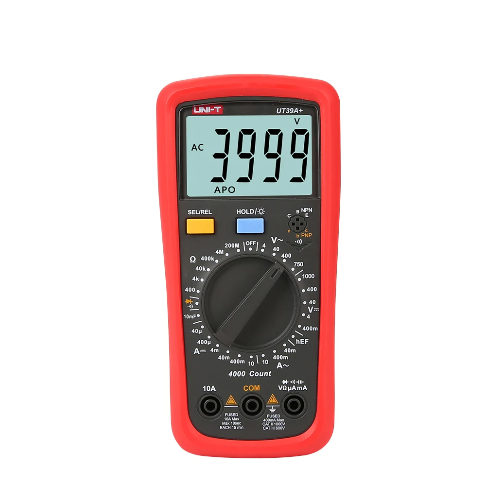 Uni-t Ut39a+ China Unit Multimeter Types Of Multimeter Handheld Digital ...