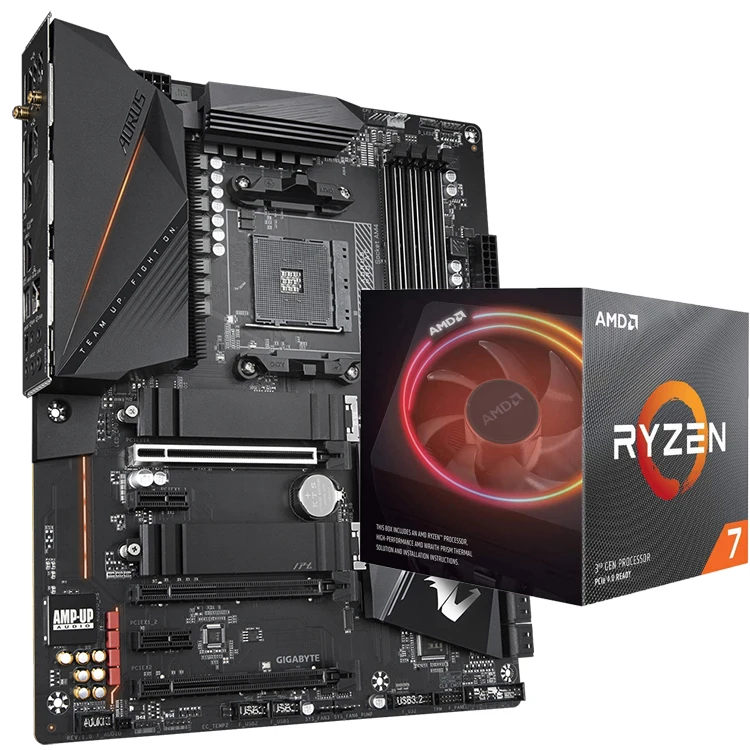 

GIGABYTE B550 AORUS PRO AC Gaming Motherboard with AMD AM4 Socket B550 Chipset WIFI Support Ryzen 7 3700X 3800XT Processor