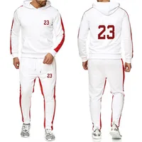 

OHMYJUST men tracksuit printed jogger suits men sportswear