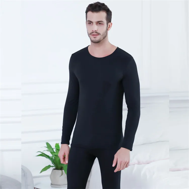 

new soft comfortable womens mens long thermal underwear set, Navy,dark gray,red,light gray,purple,wine red,black