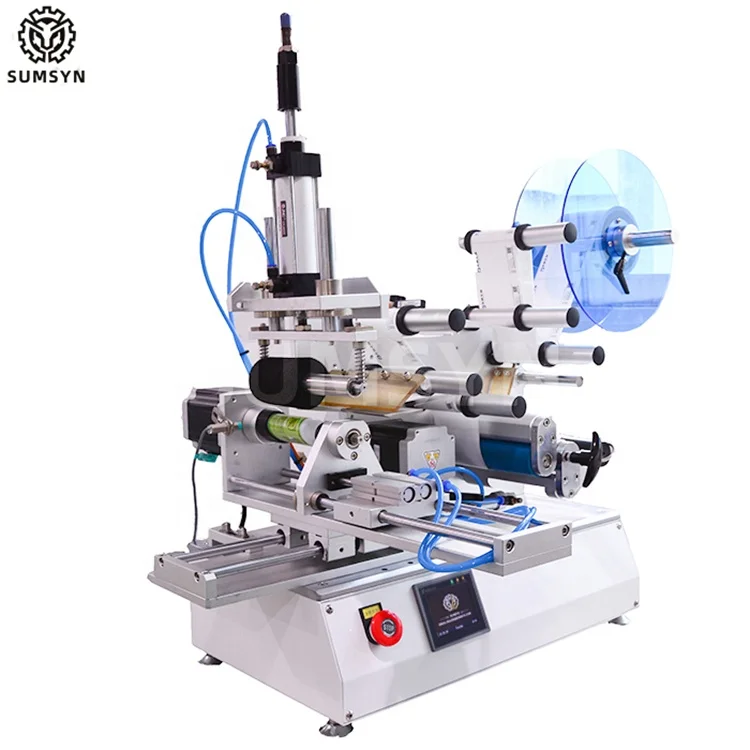 
Semi automatic square bottle labeling machine for hand sanitizer round bottle labeling machine 