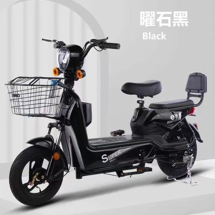 

Reliable supplier recommend black recreational electric scooter 48V 350W city electric bike with cheap price, Red,white,blue