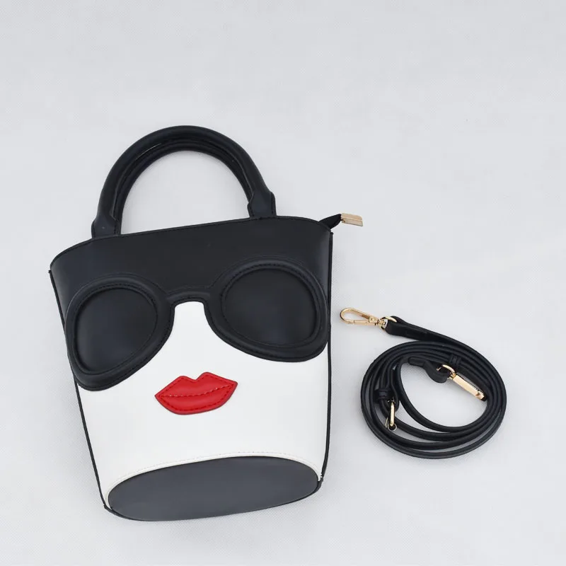 

2021 New arrivals Cute Cartoon Beauty Design Sunglasses girl Women Crossbody Bag