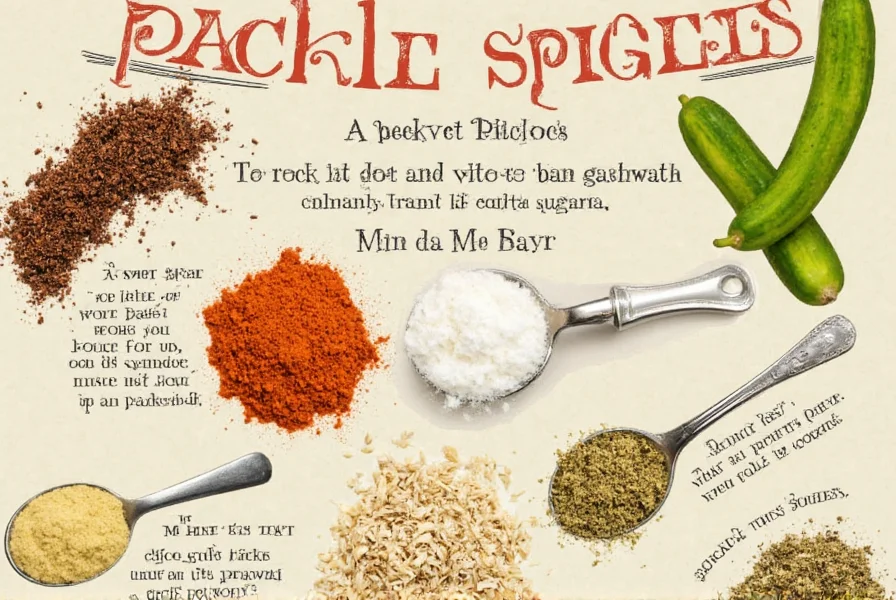 pickle spices a flavorful guide to the secret ingredients behind your favorite pickles