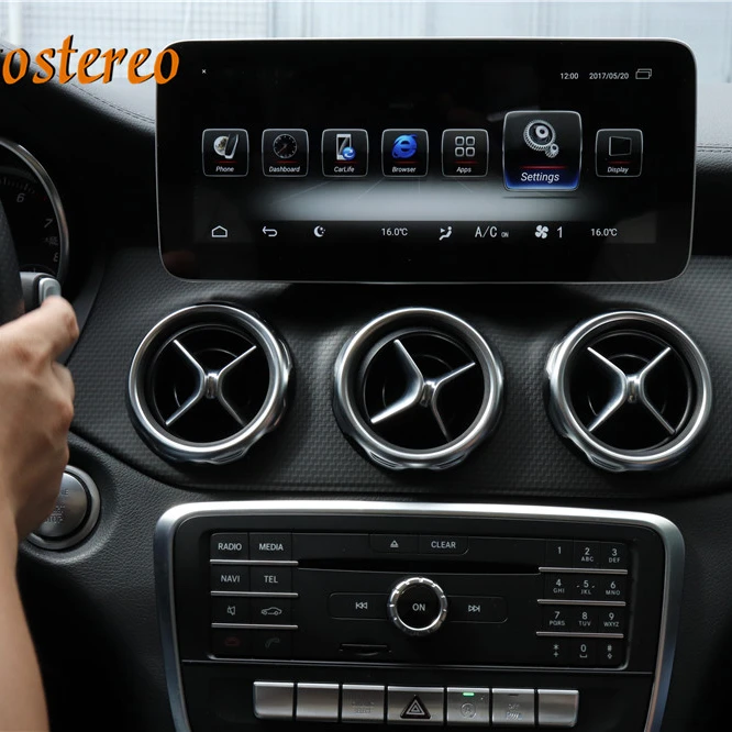 

For Mercede Benz CLA GLA A Class W176 2013-2019 Android 10 64G 1920*720 Car Multimedia player Radio car GPS Navigation Headunit