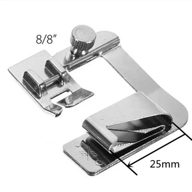 3pcs/set Domestic Sewing Machine Foot Presser Foot Rolled Hem Feet For