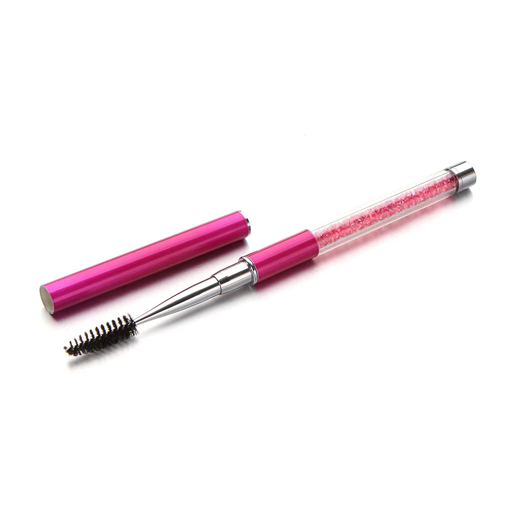 

Wholesale Single Tube Mascara Eyelashes Extension Colorful Bling Glitter Eyelash Brush, Pink blue sky-blue black purple etc