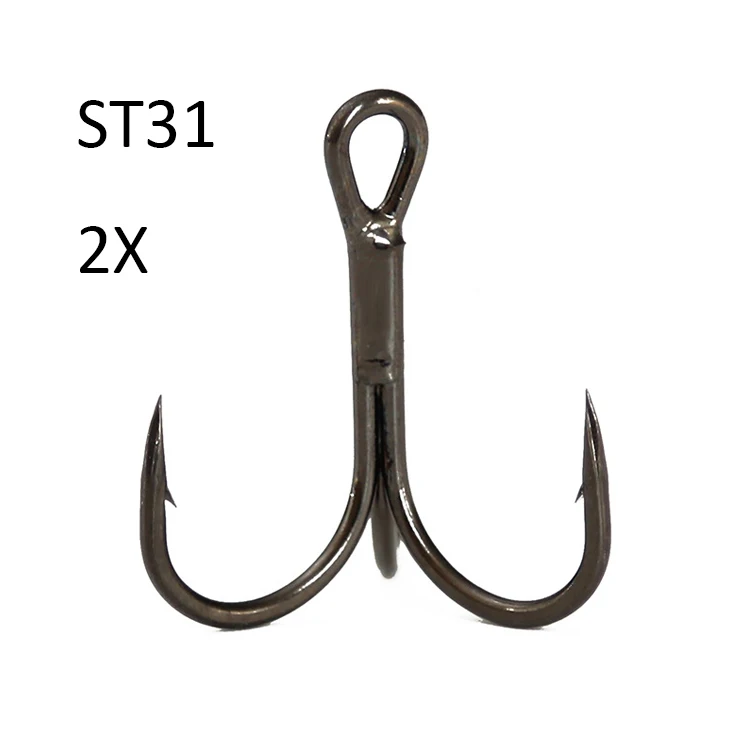 wholesale 500pcs/lot treble hook fishing hooks High Carbon Steel