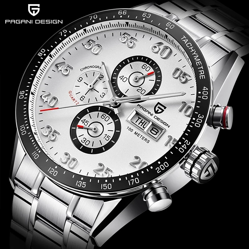 

Pagani Design 2513 Premium Mens Quartz Watches Chrono Calendar Fashion Business Men Design Watch