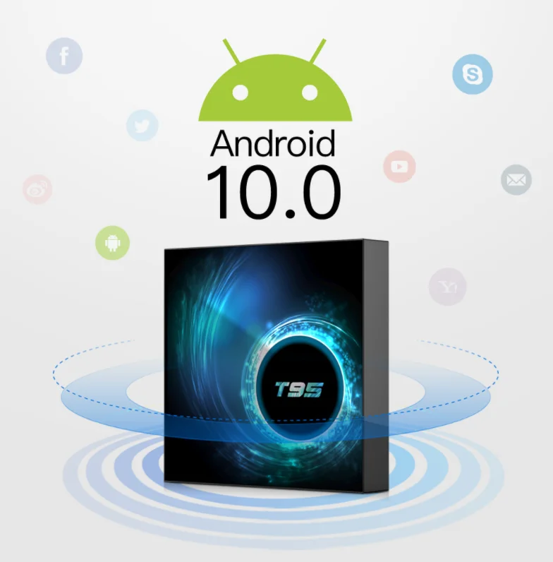 

Latest allwinner H616 T95 android 10.0 64 bit android tv box with time display