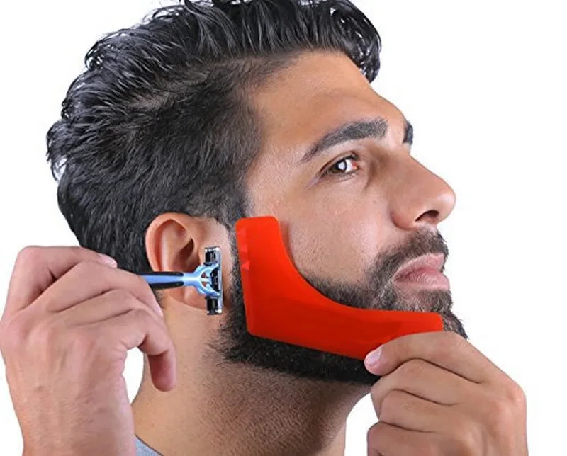 Men Beard Shaping Styling Tool Trim Comb Shaper Template For Shaving Beard  Straightener Hair Brush Beard Comb - Buy Comb,Beard,Beard Shaping Product  on 