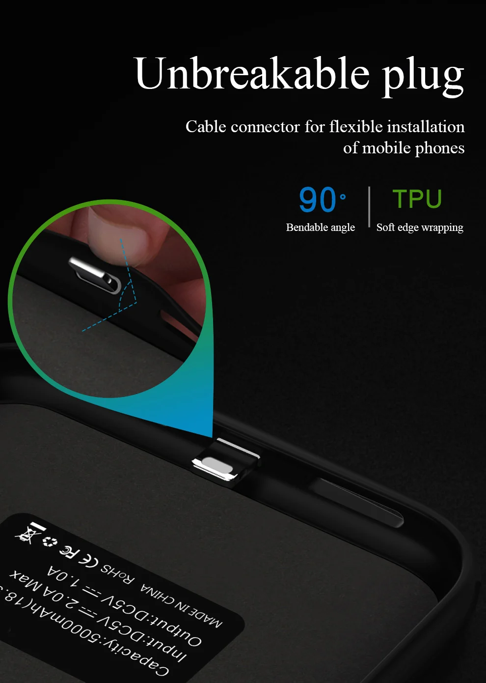 For iPhone 11Pro MAX Ultra Slim 6000mAh Mobile Power Supply Power Bank Battery Phone Case - ANKUX.COM
