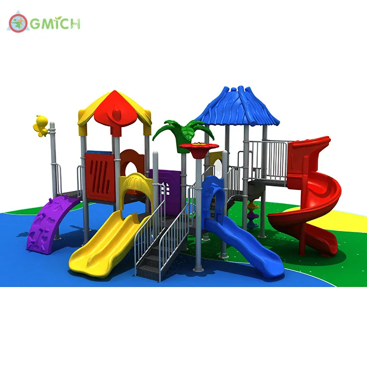 

kids outdoor playground equipment children park with plastic slide toys outdoor playground kids JMQ-008031, As picture