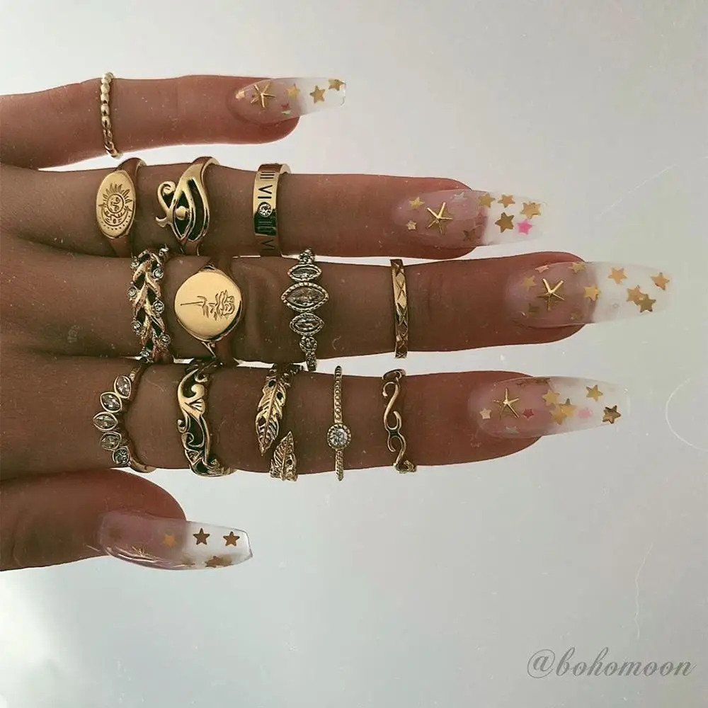 

Fashion gold ring simple set for women Wholesale N912112, Picture