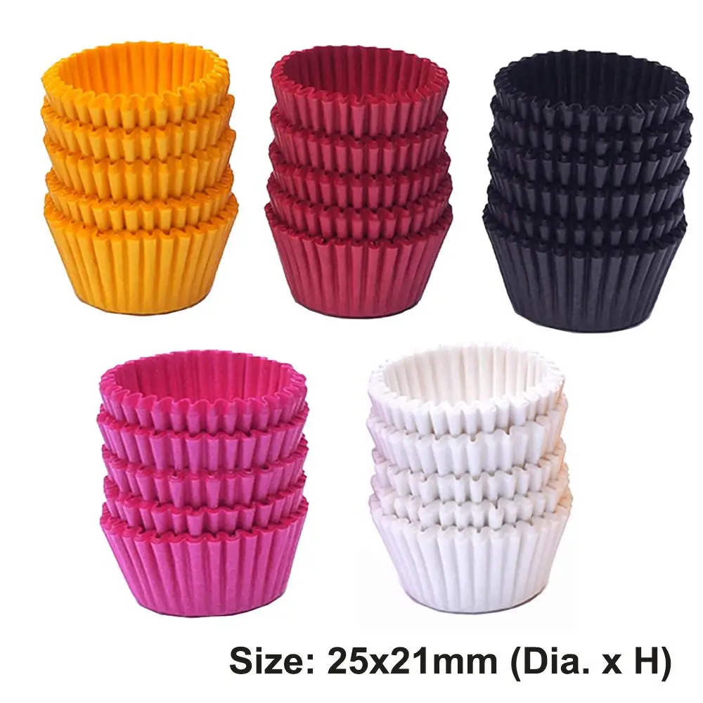 

1000pcs Mini Paper Cake Tart Mold Baking Muffin Cake Cups Bakeware Pastry Tools For Chocolate Cupcake Wraps
