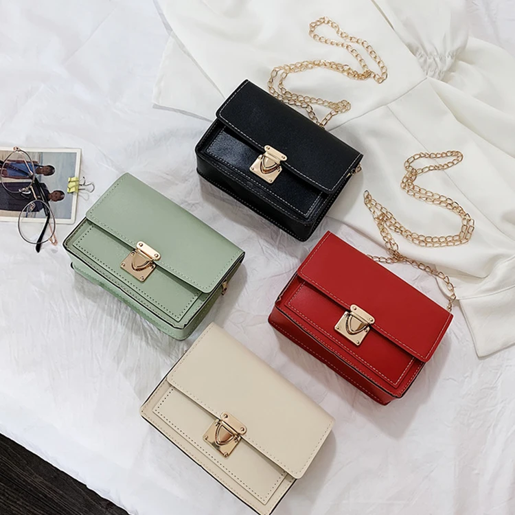 

Amazon Hot Product Chain Shoulder Luxury Bag Colorful Messenger Bag Shoulder Chain Bags For Women