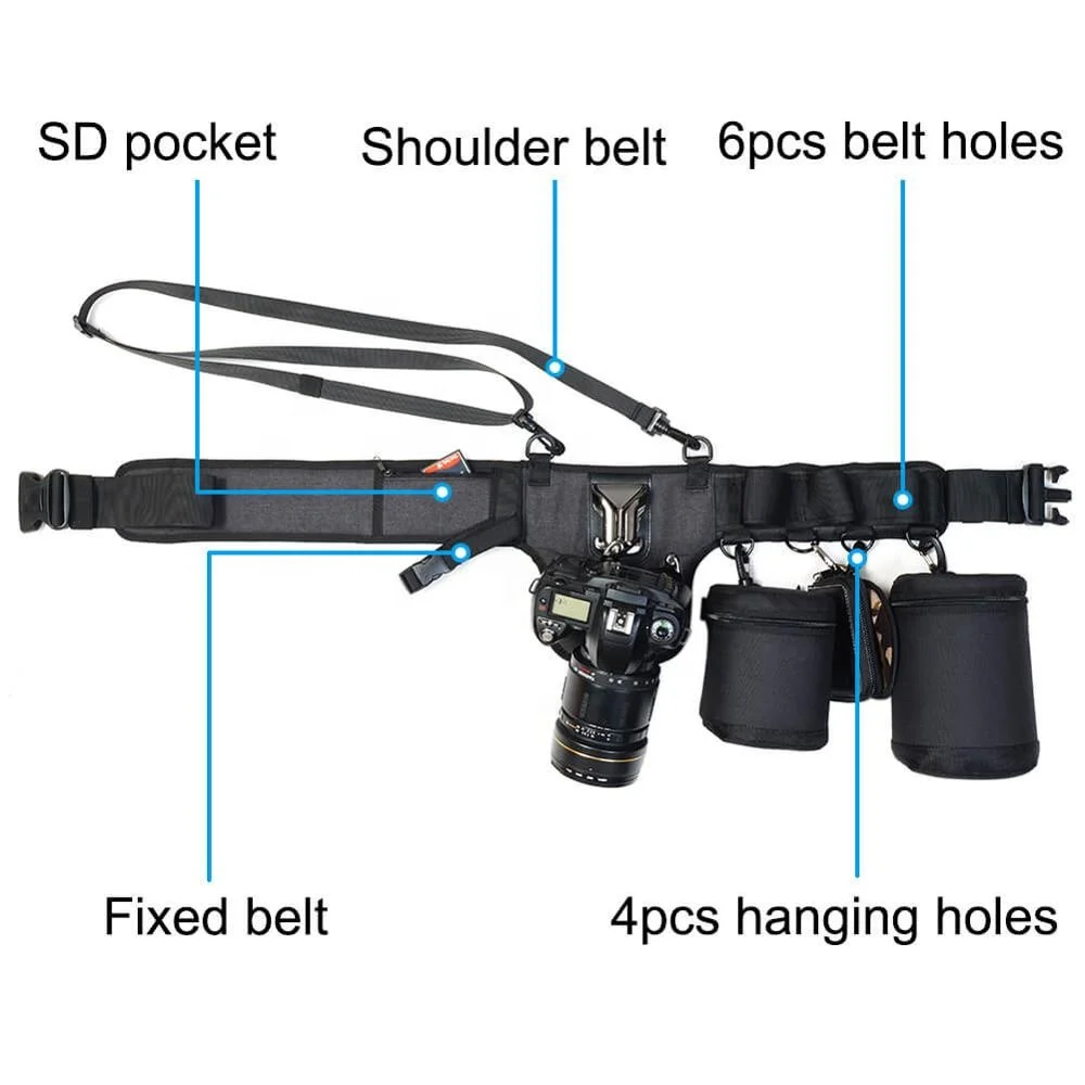 high quality photography waist strap belt camera accessories for canon nikon dslr camera accessory