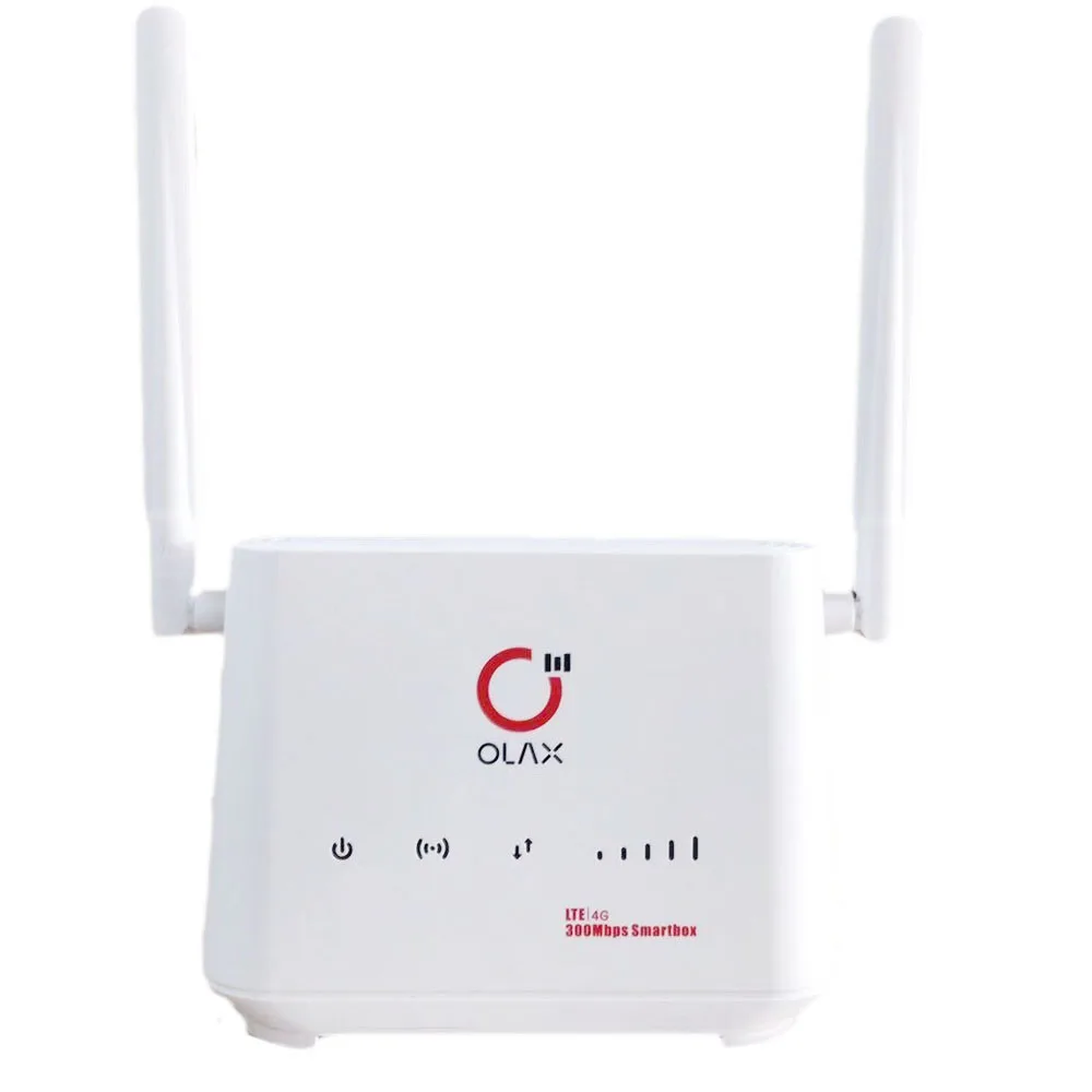 

Olax Unlocked 4G LTE 300mbps CPE Router CAT4 wifi Wireless Router with Sim card slot Wireless band broadband wifi hotspot router