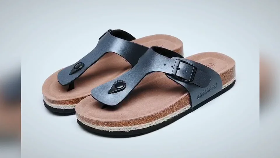 Flip Flop Men Cork Sole Adjustable Slippers Sandals Arabic Sandal