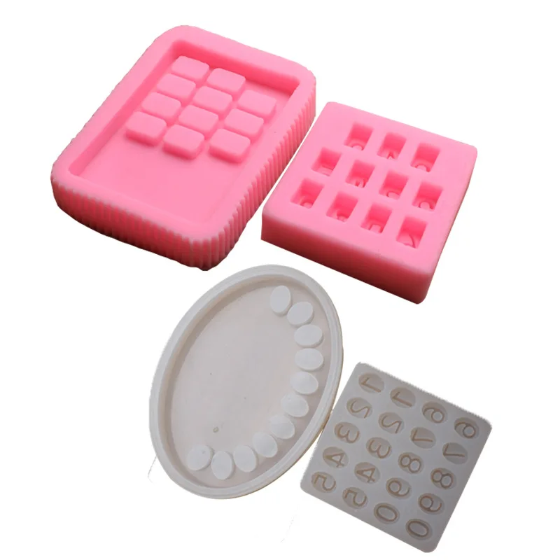 

Car Phone Number Plate Silicone Mold Diy Car Decoration Ornaments Epoxy AB Plastic Mold Kitchen Accessories, As show