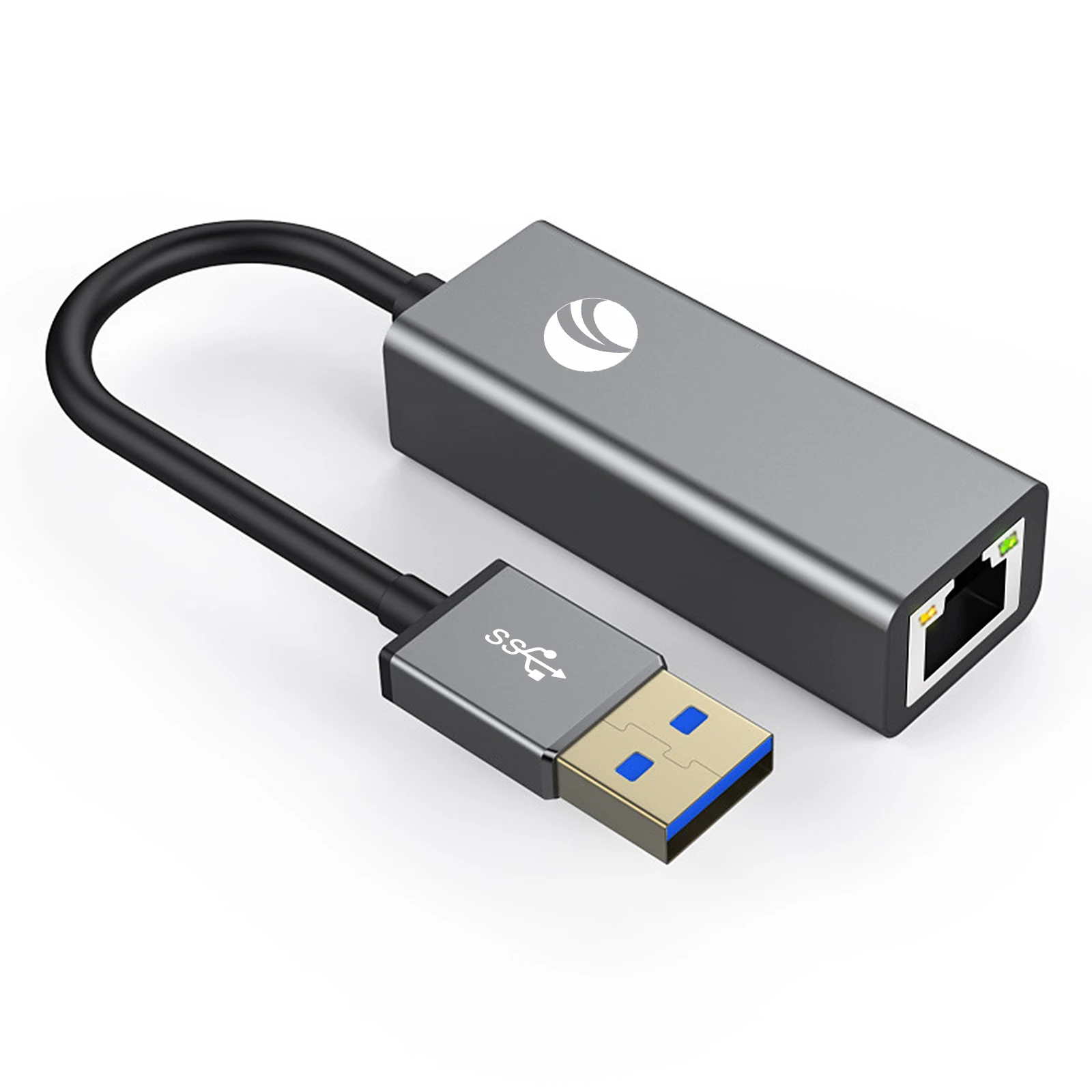 

VCOM External Network Card Lan Adapter USB 3.0 to RJ45 Gigabit Ethernet 1000 Mbps for PC Laptop Windows 10 Mac OS