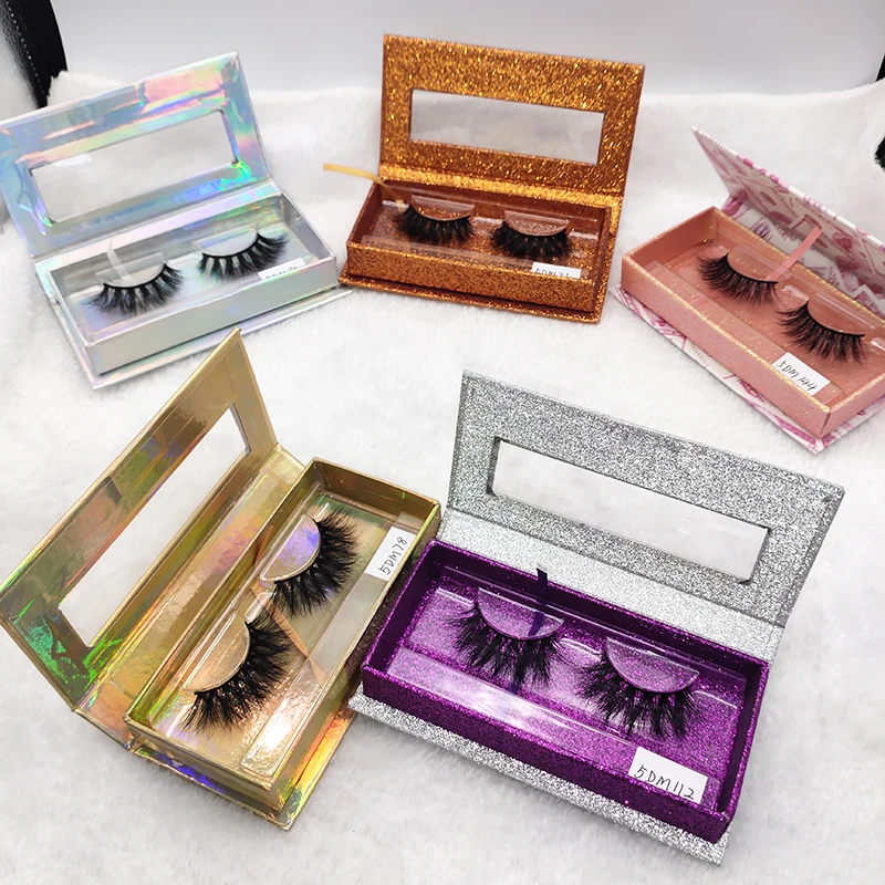 

Factory Wholesale 25mm 5D Mink Makeup False Handmad Eyelashes Private Label Eyelash