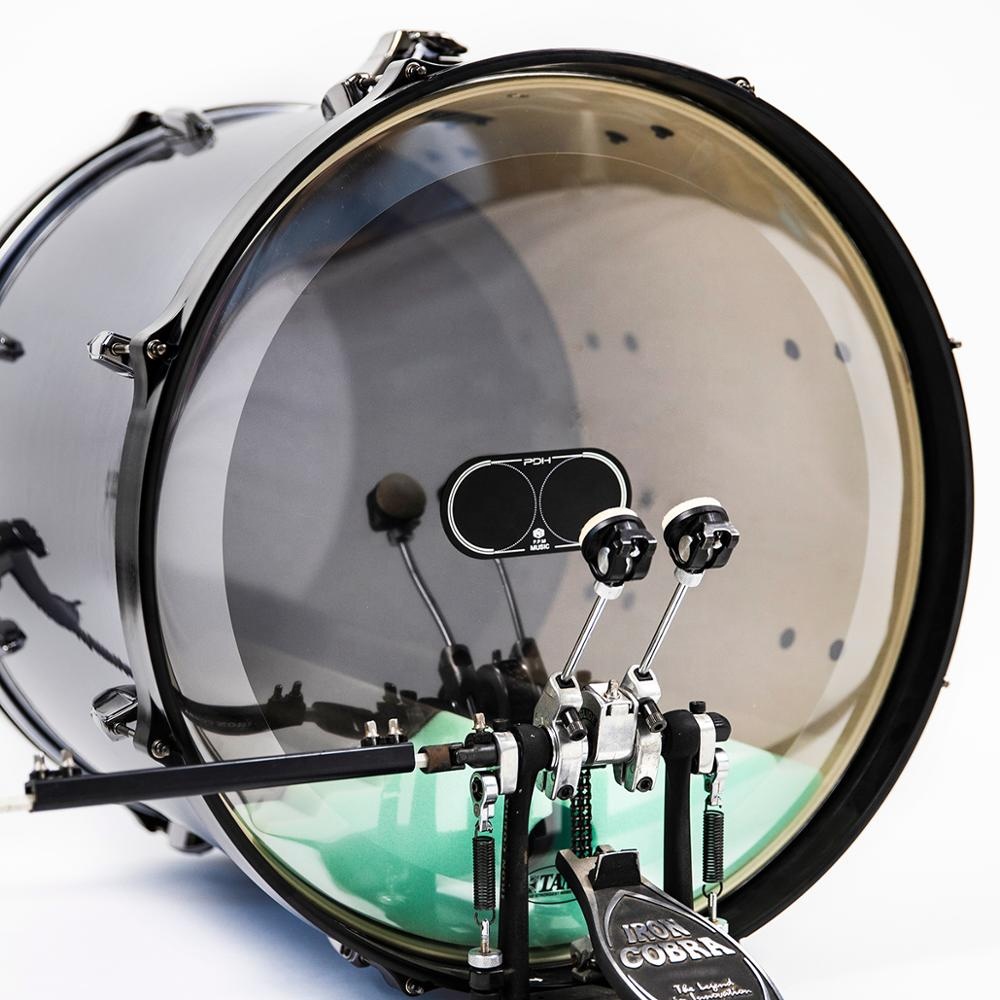 

2 Pcs Bass Drum skin Patch Drum skin Protector for double pedal
