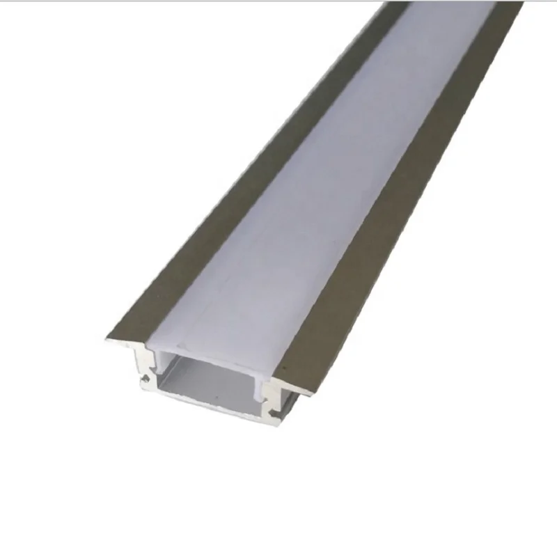 

24.7*7mm Aluminum Slot Cabinet Decoration LED Bar Strip Light Lamp Shell Concealed Installation lampshade extrusion