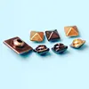OEM Wholesale Custom New Design Gold Pyramid Rivets Alloy Metal Square Pyramid Studs For Clothing And Bags