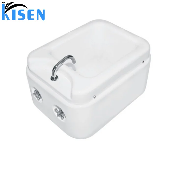 

KISEN Spa Square Sink Pedicure Basin Fiberglass Pedicure Bowl, Customized