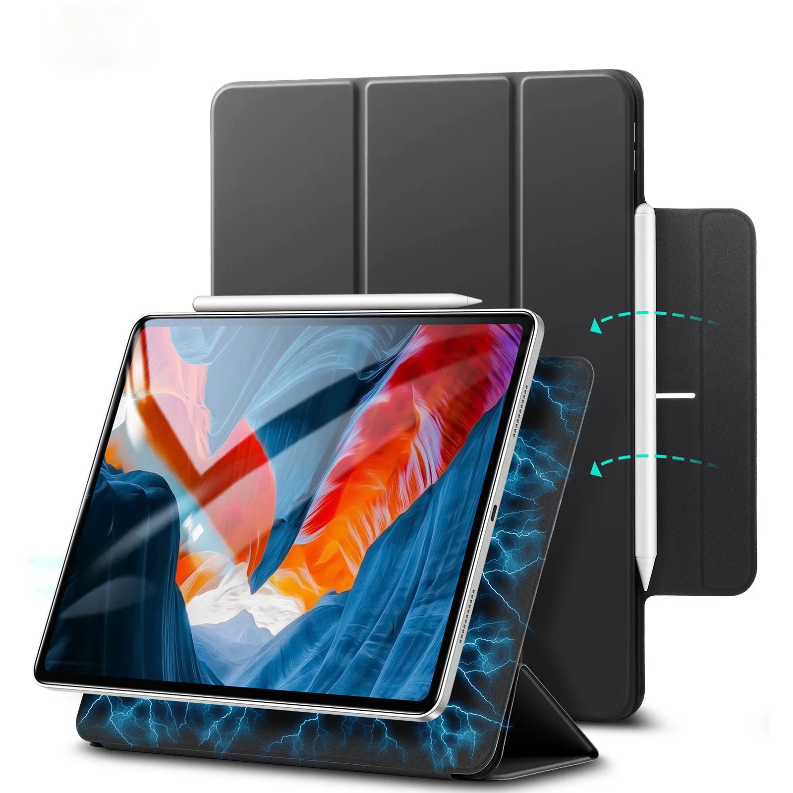 

2021 Case for IPAD Pro 12.9 Magnetic case support for pro 12.9 2018/2020/2021