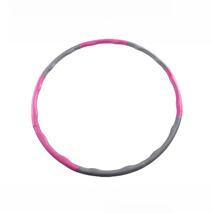 

2021 Factory Outlet Massage 8 Sections Sport Detachable Plastic Hula hoops, Gray & red, gray & green,gray & blue, red & yellow, gray & yellow