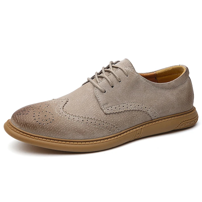 

Ready To Ship Brogue Shoes Men Genuine Leather Shoes Men's Dress Shoes