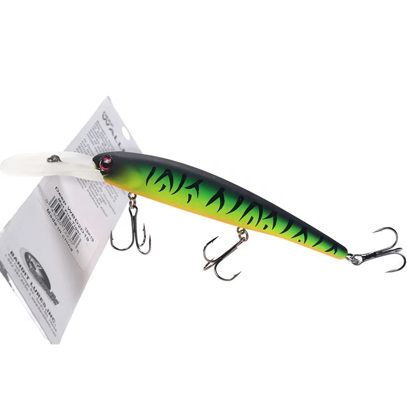

cast fish lure 16cm 19g hard plastic blank deep diving minnow lure hard bait long casting freshwater lures