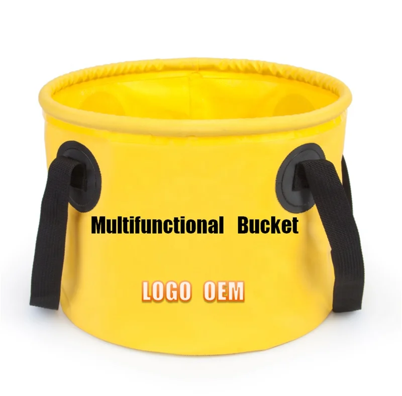

Hot Sale Foldable Water Bucket Camping Collapsible Bucket Garden Portable Folding Outdoor Wash Basin