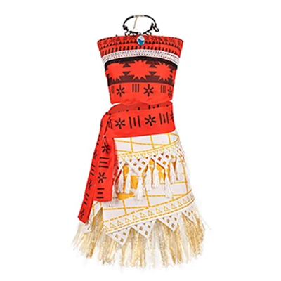 Hot Sale Carnival Moana Princess Dress for Girls