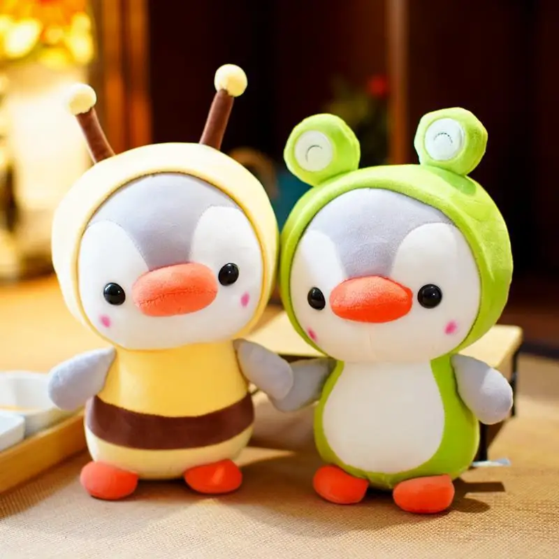 

Affordable Price 15/25 Cm Kawaii Variety Shapes Penguin Plushies Stuffed Pillow Squishy Penguin Plush Toy for kids