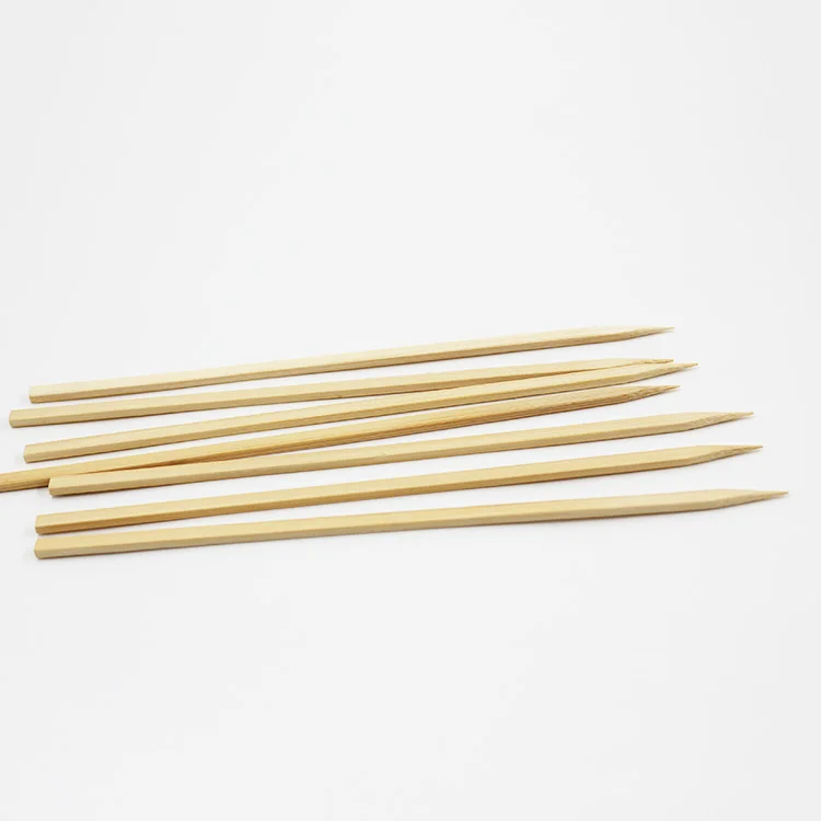 
Popular Wholesale Bamboo Kebab Fan Sticks Square Bamboo Sticks 