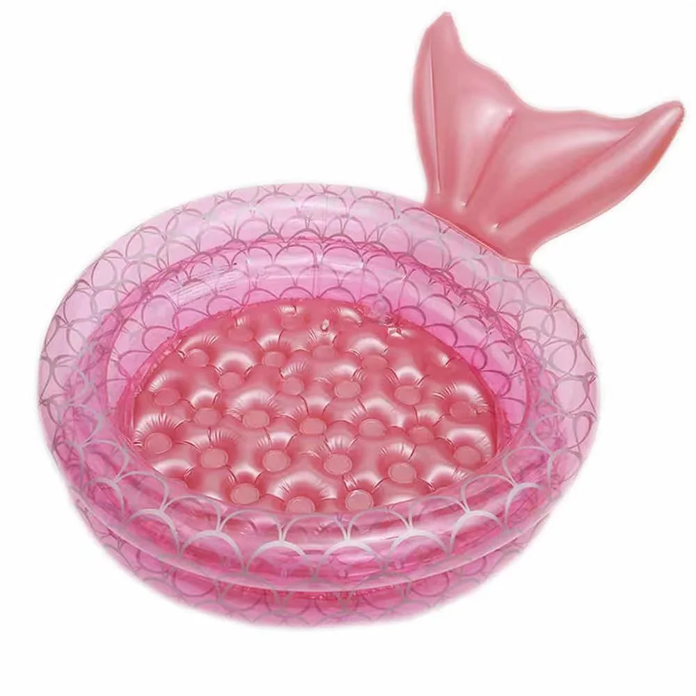 

New Design Mermaid Type portable ball pool kids swimming pool, Blue