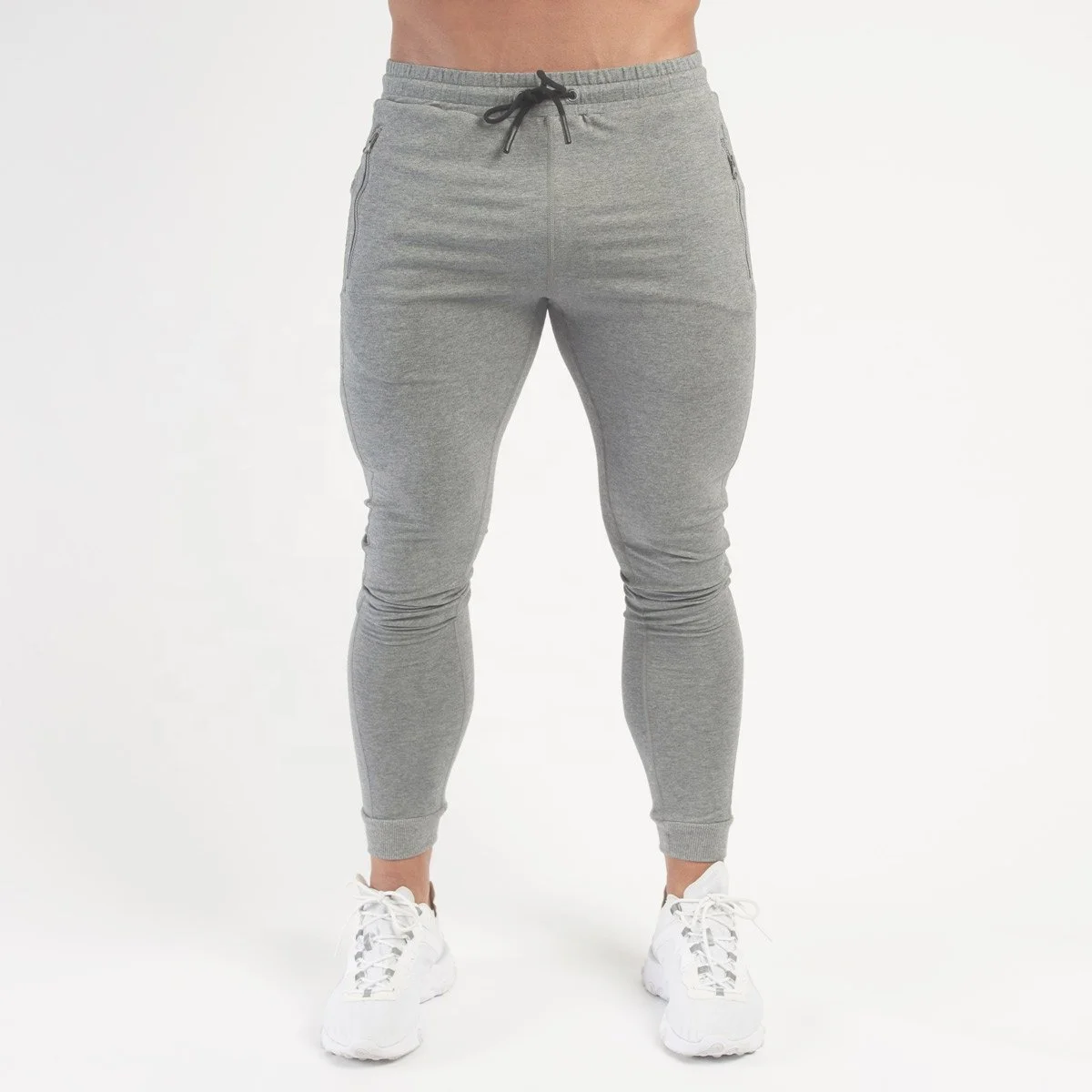 

Leisure sports running cotton long slim pants male manufacturers direct sale custom joggers, Black/khaki/navy/gray