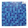 sales promotion swimming pool tiles blue glass mosaic manufacturer