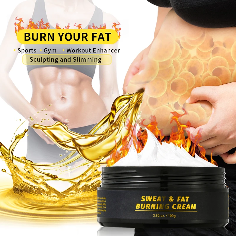 

Best Private Label Natural Organic Quick Sweat Waist Weight Loss Hot Slim Cream Body Belly Fat Burning Slimming Cream