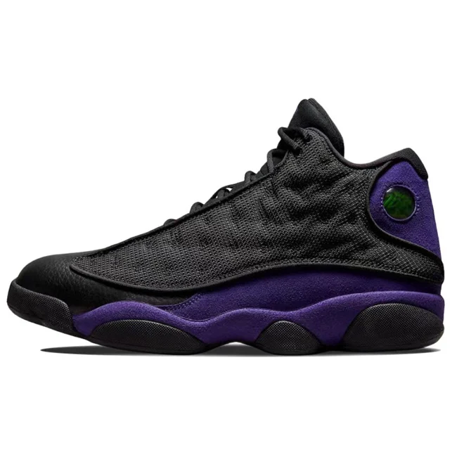 

13 Retro Court purple men women sneakers fashion casual sports shoes basketball shoes